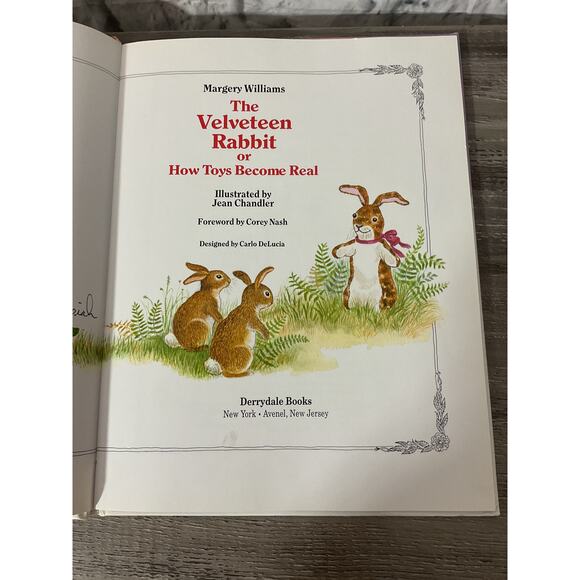 1986 Hardback The Velveteen Rabbit By Margery Williams - Picture 5 of 8